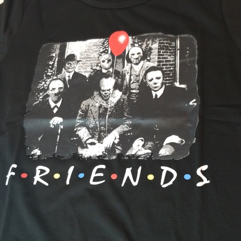 2 FOR 40 FRIENDS Evil T shirt - Picture 3 of 4